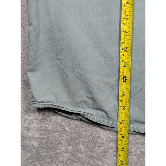 Wrangler Button Up Shirt Mens Size Medium Blue Western Casual Cowboys Chore Work - Picture 5 of 6